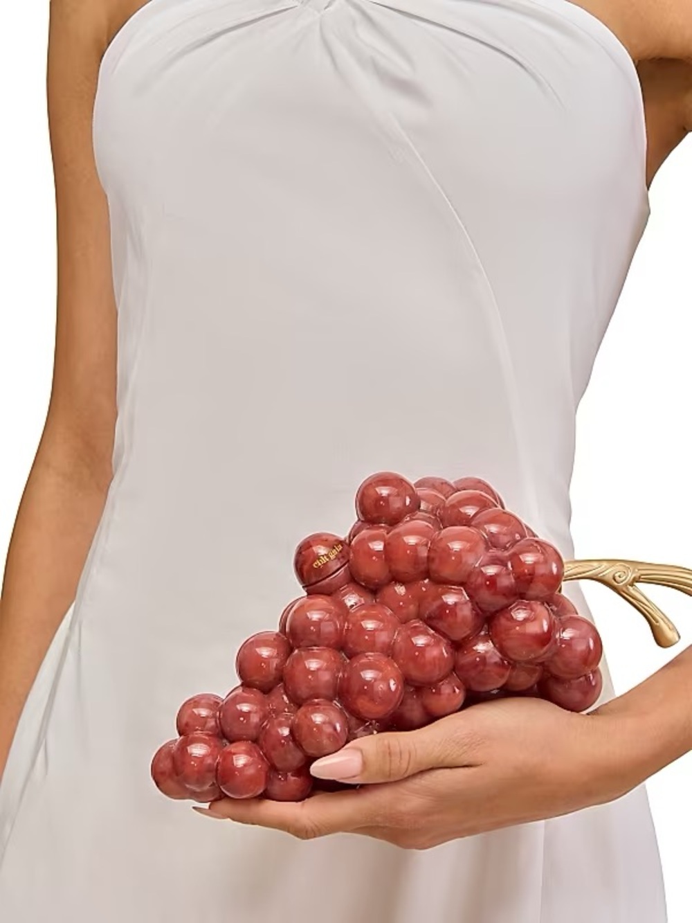 Cult Gaia Grape Clutch in Crimson Red - Picture 3 of 15